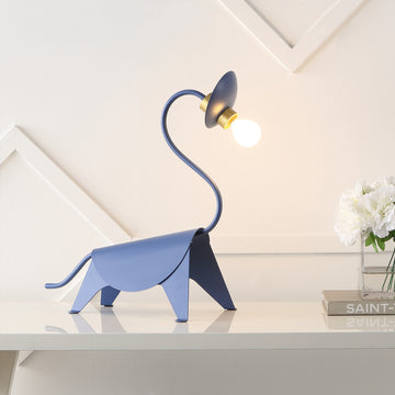 Bradley 16" Modern Industrial Iron Brachiosaurus LED Kids' Lamp - JONATHAN Y